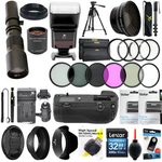 Nikon D5600 Hd Telescope Telephoto Zoom Lens 500-1000MM + 45PC Pro Accessory Kit. Fixed Price $251.34.