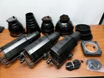 Bowens Calumet Travelite 750 Ws Monolight Studio Strobe Flash Set Of 3 W/ Acc. Fixed Price $500.00.