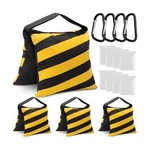 Aimosen 4 Packs Yellow Sandbag Weight Bags For Light Stand Photography Video .... Fixed Price $42.86.