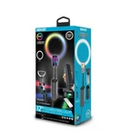 Bower Wireless Creator 12-INCH Collapsible Rgb Led Ring Light, Black. Fixed Price $29.99.