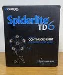 Westcott Spiderlite TD6 W/tilt Bracket Film Video Movie Light. Fixed Price $69.95.
