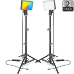2-PACK Led Kit: Rgb, White & Special Effects For Brilliant Content Creation. Fixed Price $51.24.