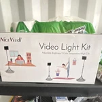 Niceveedi Led Video Kit Continuous Lighting, Adjustable Brightness, 2-PACK. Fixed Price $49.09.