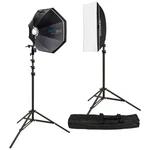 Westcott Rapid Switch Round Head Speedlite 2-LIGHT Softbox Kit, Black. Fixed Price $299.90.