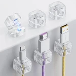 Gliship 6-PACK Magnetic Cable Clips Cell Phone Cord Holder For Clear. Fixed Price $6.96.