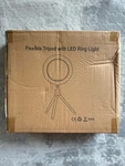 Fugetek Flexible Tripod With Led Ring Light. Fixed Price $30.00.