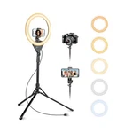 Aureday 14'' Selfie Ring Light With 62'' Tripod Stand Phone Holder, Dimma.... Fixed Price $60.31.