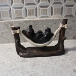 Black Bear Hammock Figurine, By Slifka. Fixed Price $13.99.