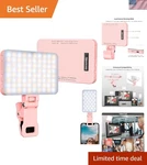 Rechargeable Selfie Elegant Pink - Perfect Lighting For Every Occasion. Fixed Price $62.99.