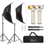 Softbox Lighting KIT,37" Octangle Photography With 110W .... Fixed Price $203.54.