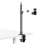 Table Desk Mount Stand Light Tripod With 1/4'' Ball Head For Camera Ring. Fixed Price $24.88.