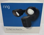 Ring Floodlight Wired Plus Outdoor Smart Security Camera Black 5AT3T2. Fixed Price $139.99.