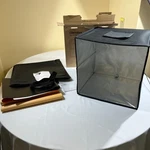 Glendan 16IN Portable Photo Studio Light Box 160 Led 12 Color Backdrops Dimmer. Fixed Price $21.99.
