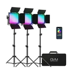Gvm Rgb Video Lighting, 360 Full Color Led With App Control,. Fixed Price $455.94.