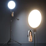 Weilisi 10.5" Ring Light With 69" Tripod Stand Phone Holder Kit Full-scre.... Fixed Price $71.37.