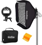 Softbox 32"X32" Light Modifier With Grid, S-type Flash Bracket Bowens Mo.... Fixed Price $84.19.