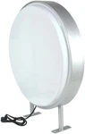 Hksign-outdoor Waterproof Double Round Led Light Box Sidewalk SIGN#3475GY4. Fixed Price $99.99.