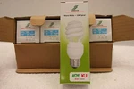 Longstar 13W Spiral Bulb Warm White Compact Fluorescent Lamp Box Of 4 **new**. Fixed Price $6.00.