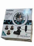 Usb Selfie Ring Light Nizoni Video Conferencing 8"DIAMETER New Sealed Box. Fixed Price $14.49.