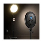 Ubeesize Professional Ring Light With Stand, Phone Holder & Remote 6500K. Fixed Price $121.77.