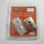 Rps E-27/650W Quartz Halogen Kit Lamp W/screw Mount Adapter Stage Studio Light. Fixed Price $14.87.
