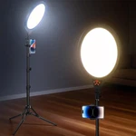 Ring Light With Stand, 14" Professional Tripod For Iphone, Adjusta.... Fixed Price $35.04.