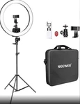 Neewer Advanced 16 Led Ring Light Kit (new, No Box) Stand + Remote 3200 560. Fixed Price $65.00.