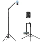 Todi 86" Tripod For Iphone, Stand With Flexible Arm & Black. Fixed Price $18.69.