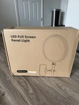 Weilisi Large Ring Light With 79" Stand, 6500K Full-screen Selfie. Fixed Price $175.00.