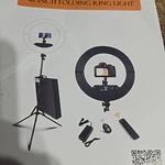 Ring KIT:18"/45CM Outer 55W6700K Dimmable Led Light, Tripod Stand, Remote. Fixed Price $42.32.