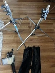 Photography Lighting Support Bundle Savage Stands + Lume Cube Led. Fixed Price $40.00.