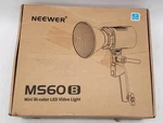 Neewer MS60B 65W Bi-color Led Light, Bowens Mount, 2700K-6500K, CRI97+. Fixed Price $120.00.