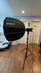 Mint Nanlite FS-150 Ac Led Monolight With Rapid 90 Parabolic Softbox Bundle. Fixed Price $399.99.