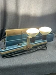 Smith-victor GL60 Vintage Studio Lighting Track With Case 2 Bulbs Works. Fixed Price $20.00.