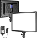 Neewer Ultra-thin Dimmable Bi-color 192 Led Video Light Panel With Lcd Display. Fixed Price $61.99.