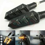 Motorcycle Led Turn Signal Blinker Lights For Kawasaki Ninja 250R 500R 650R. Fixed Price $9.28.
