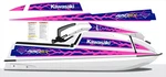 Kawasaki Js 550 Sx Jetski Graphic Set / Kit Decal Stickers. Fixed Price $160.00.