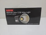 Genuine Sunpak Bi-color Cob Video Light W/ Built Battery SP-LED40W-CLB. Fixed Price $59.95.
