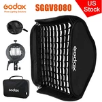 Godox Softbox 32"X32" Light Modifier With GRID+S2 Type Flash Bracket. Fixed Price $65.00.