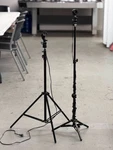 Two Light Stands (cowboystudio & Ls) With Socket Mounts. Fixed Price $20.00.