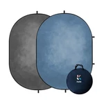 Kate 5X6.5FT(1.5X2M) Collapsible Backdrop Grey Blue Twist Flex Fo.... Fixed Price $130.07.