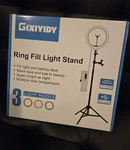 Gixiyidy Ring Fill Stand, Selfie Tripod/phone Holder 3LIGHT Modes. Fixed Price $12.00.