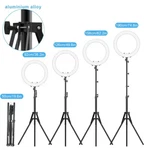 Ivisii Ring Light, 18 Inch Outer 55W 5500K Dimmable Led Stand. Fixed Price $65.00.