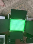 3X Neewer RGB530 Led Video Light W/ Bluetooth & 4X Battery Kit. Fixed Price $180.00.