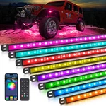 Mictuning 8PCS N8 Rgbw Underglow Bars , Underbody Neon Lights For Suvs. Fixed Price $88.19.