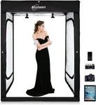 Large Dimmable Led Photo Light Box With 3 Backdrops & Carrying Bag. Fixed Price $433.99.