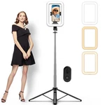 9" Outdoor Selfie Light 72" Extendable Tripod Stand With 4-LEG Base, Portab.... Fixed Price $50.53.
