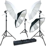 Linco Photography Studio Lighting Kit 4 Umbrella Stand With Bag. Fixed Price $58.99.