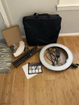 Ivisii Ir 45 Floor Stand Ring Light. Fixed Price $50.00.