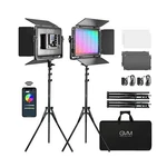 Gvm 1300D Rgb Led Video Light, 65W Lighting Kit With Bluetooth Control,.... Fixed Price $342.33.
